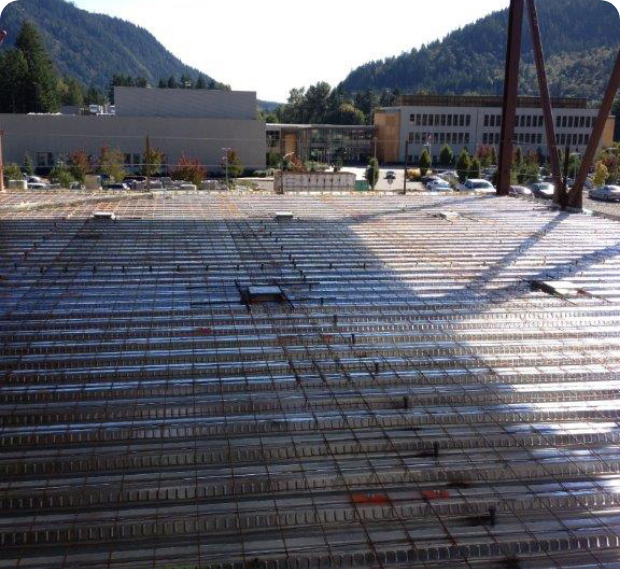 concrete rebar grid